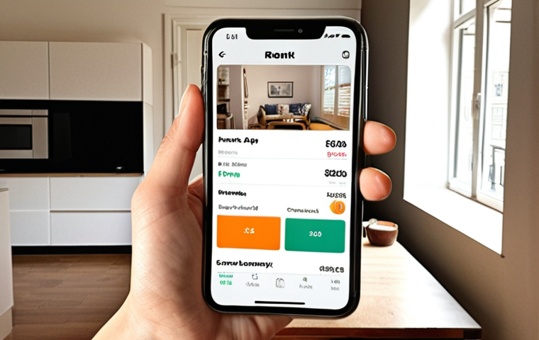 **
A woman using a mobile banking app to analyze her monthly expenses. The app displays categories like "Rent," "Utilities," "Food," and "Entertainment," helping her understand her financial situation before considering a cash withdrawal. The background shows a cozy apartment interior.
**Prompt:** A woman uses a banking app to analyze her monthly expenses at home.
**