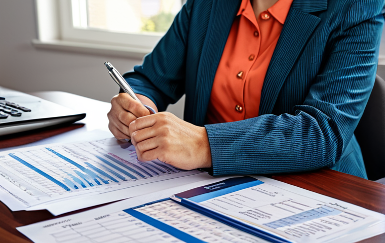 Responsible Debt Management**
A person sitting at a desk reviewing bills and a budget spreadsheet, fully clothed in modest attire. The setting is a comfortable home office with financial documents neatly organized. Safe for work, appropriate content, family-friendly, demonstrating financial responsibility. Perfect anatomy, correct proportions, natural pose, well-formed hands.
**