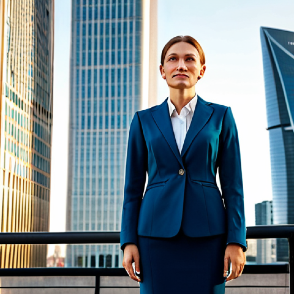 신용카드 혜택 극대화 방법 - **
"A professional businesswoman in a stylish, modest business suit stands in front of the Moscow C...