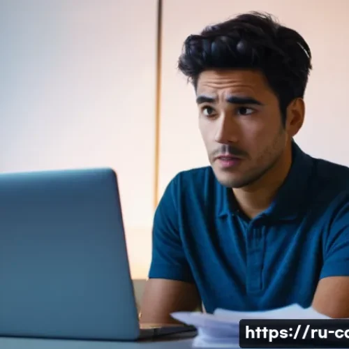 Home 7 체크카드 환불 정책 - **Prompt:** A close-up, medium shot of a young adult, around 25-35 years old, sitting at a modern de...